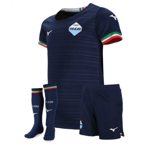 Lazio Gostujuci Dres za djecu 2023-24 Kratak Rukav (+ Kratke hlače)